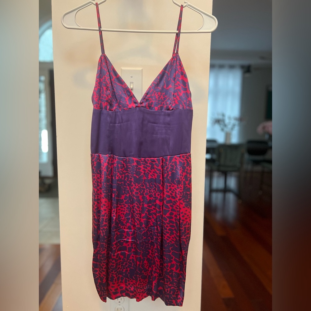 Fun Marciano silk dress.  Good condition (XS)